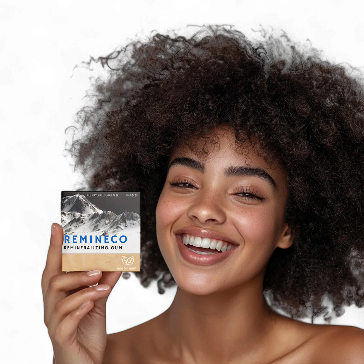 REMINECO® Biologische Mine-versterkende tandblekende kauwgom